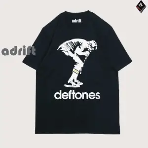 Y2K Unisex Harajuka Deftones Unisex Oversize Kalıp Tişört