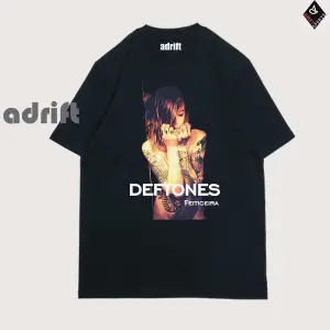 Y2K Unisex Harajuka Deftones Unisex Oversize Kalıp Tişört