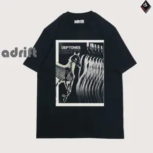 Y2K Unisex Harajuka Deftones Unisex Oversize Kalıp Tişört