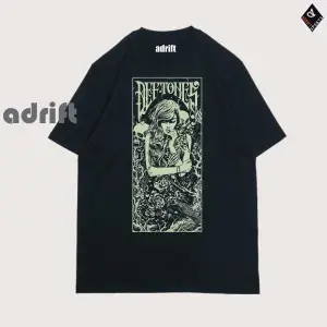 Y2K Unisex Harajuka Deftones Unisex Oversize Kalıp Tişört