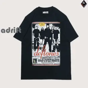 Y2K Unisex Harajuka Deftones Unisex Oversize Kalıp Tişört