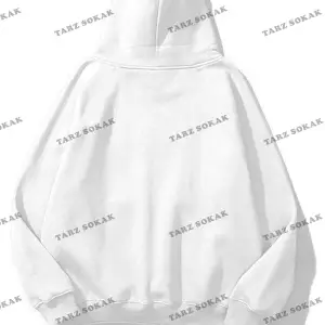 Y2K Unisex Juicy Taş Görünümlü Baskılı Sweatshirt KOD 1509 Beyaz