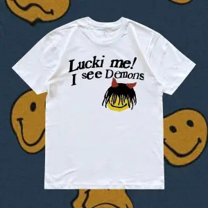 Y2k Unisex Oversize Lucki Me I See Ghost Tshirt