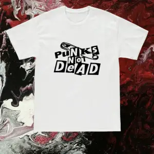 Y2k Unisex Oversize Punks Not Dead Tshirt