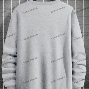 Y2K Unisex Pockets Empty Sweatshirt KOD 1617 Beyaz