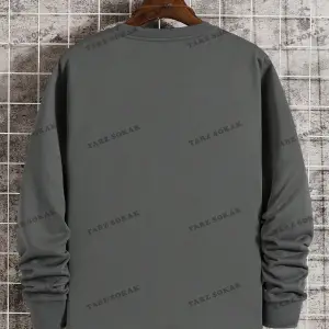 Y2K Unisex Shooting Star Sweatshirt KOD 1535 Gri