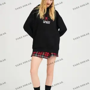 Y2K Unisex Spirit Sweatshirt Hoodie KOD 1917 Beyaz