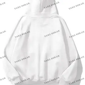 Y2K Unisex Two Rabbit with Flower Sweatshirt KOD 1542 Beyaz