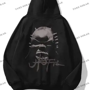 Y2K Unisex Utopia Mask Travis Scott Sweatshirt Hoodie KOD 1670 Siyah