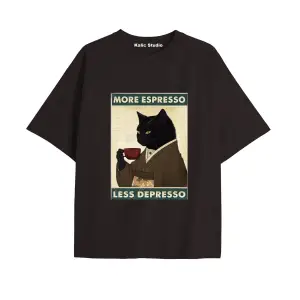 Y2k vintage Cats Baskılı Beyaz T-shirt KOD 9