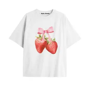 Y2k vintage Cherry Baskılı Sİyah T-shirt KOD 44