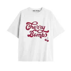 Y2k vintage Cherry Baskılı Sİyah T-shirt KOD 64