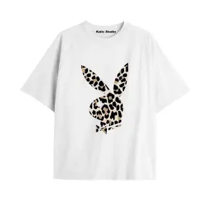 Y2k vintage Leopar Baskılı Sİyah T-shirt KOD 107