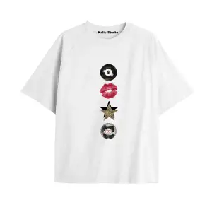 Y2k vintage Leopar Baskılı Sİyah T-shirt KOD 112