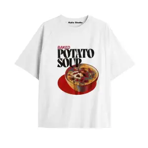 Y2k vintage Pickles Baskılı Beyaz T-shirt KOD 195