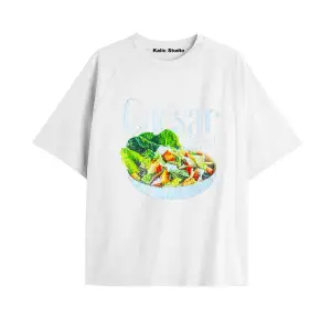 Y2k vintage Pickles Baskılı Beyaz T-shirt KOD 206