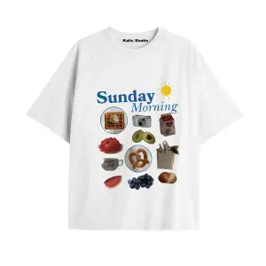 Y2k vintage Pickles Baskılı Beyaz T-shirt KOD 212