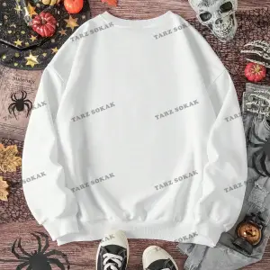 Y2K YENİ SEZON SSWEAT HARAJUKA KUROMİ RETRO KOD 1283 Beyaz