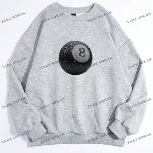 Y2K YENİ SEZON SSWEAT HARAJUKA KUROMİ RETRO KOD 1283 Beyaz