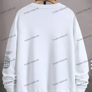 Y2K YENİ SEZON SSWEAT HARAJUKA KUROMİ RETRO KOD 1583 Beyaz