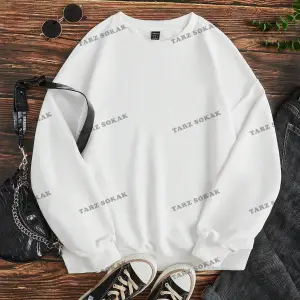 Y2K YENİ SEZON SSWEAT HARAJUKA KUROMİ RETRO KOD 16 Beyaz