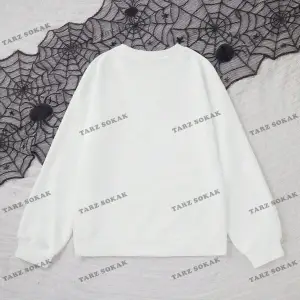 Y2K YENİ SEZON SSWEAT HARAJUKA KUROMİ RETRO KOD 16 Beyaz