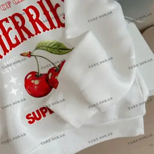 Y2K YENİ SEZON SSWEAT HARAJUKA KUROMİ RETRO KOD 16 Beyaz