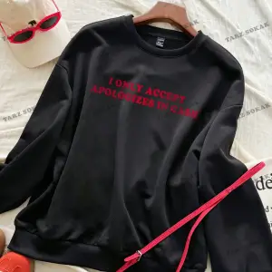 Y2K YENİ SEZON SSWEAT HARAJUKA KUROMİ RETRO KOD 16 Siyah