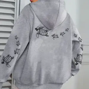 Yaratıcı Kaplumbağa Yüzme Baskılar Kadın Giyim Hoodie Sıcak Spor Üstleri Tüm Maç Rahat Spor Y