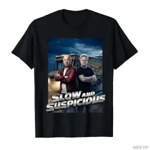 Yavaş ve Şüphekar Meme T-shirt Erkekler Kadınlar Için % 100% Pamuklu T Shirt Kısa Kollu Üstle