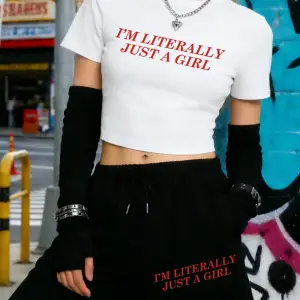 Yazlık Ben Gerçekten Sadece Bir Kızım Baskılı Babby TeeTişört Şort Kadın İki Parçalı Takım Diz Bo