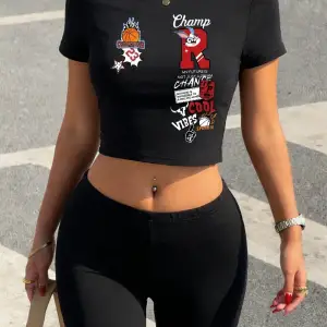 Yazlık Kaliforniya Harfli Baskılı Babby Teelar ve Şortlar Kadın İki Parçalı Takım Tişörtler Pa