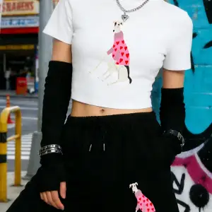 Yazlık Komik Dachshund Köpek Baskılı Babby TeeTişört Şort Kadın Seksi İki Parçalı Set Diz Boyu Pa