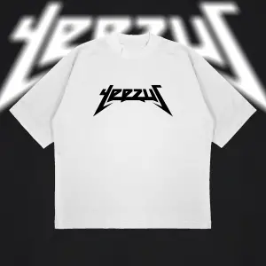 Yeezus Basic Oversize Unisex Pamuklu Nefes Alan Kalın Kumaşlı