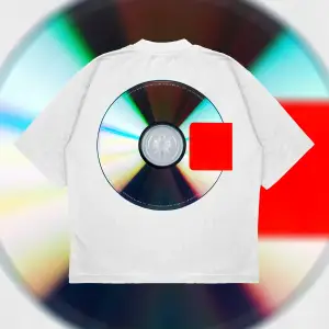 Yeezus Cd Tee Oversize Unisex Pamuklu Nefes Alan Kalın Kumaşlı