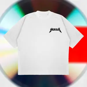 Yeezus Cd Tee Oversize Unisex Pamuklu Nefes Alan Kalın Kumaşlı