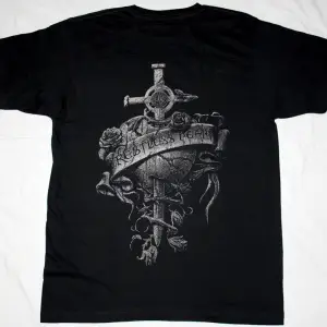 YELLO POINT NEW BLACK T-SHIRT ÖN VE ARAKA BASKILI