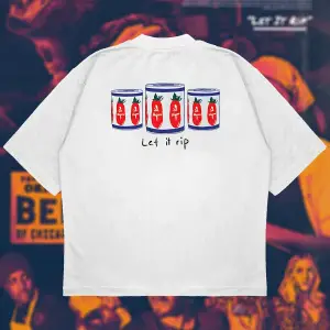 Yes Chef! Baskılı Oversize Unisex Pamuklu Nefes Alan Kalın Kumaşlı