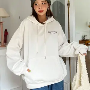 Yıldız Baskılı Damla Omuzlu Kapüşonlu Üst Bej