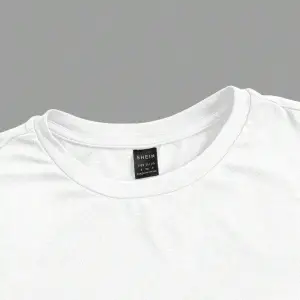 Yıldız Grafikli Yuvarlak Yaka Kısa Kollu Crop