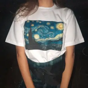 Yıldızlı Gece. T-shirt Beyaz