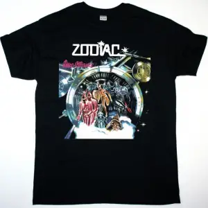 ZODIAC DISCO ALLIANCE NEW BLACK T-SHIRT