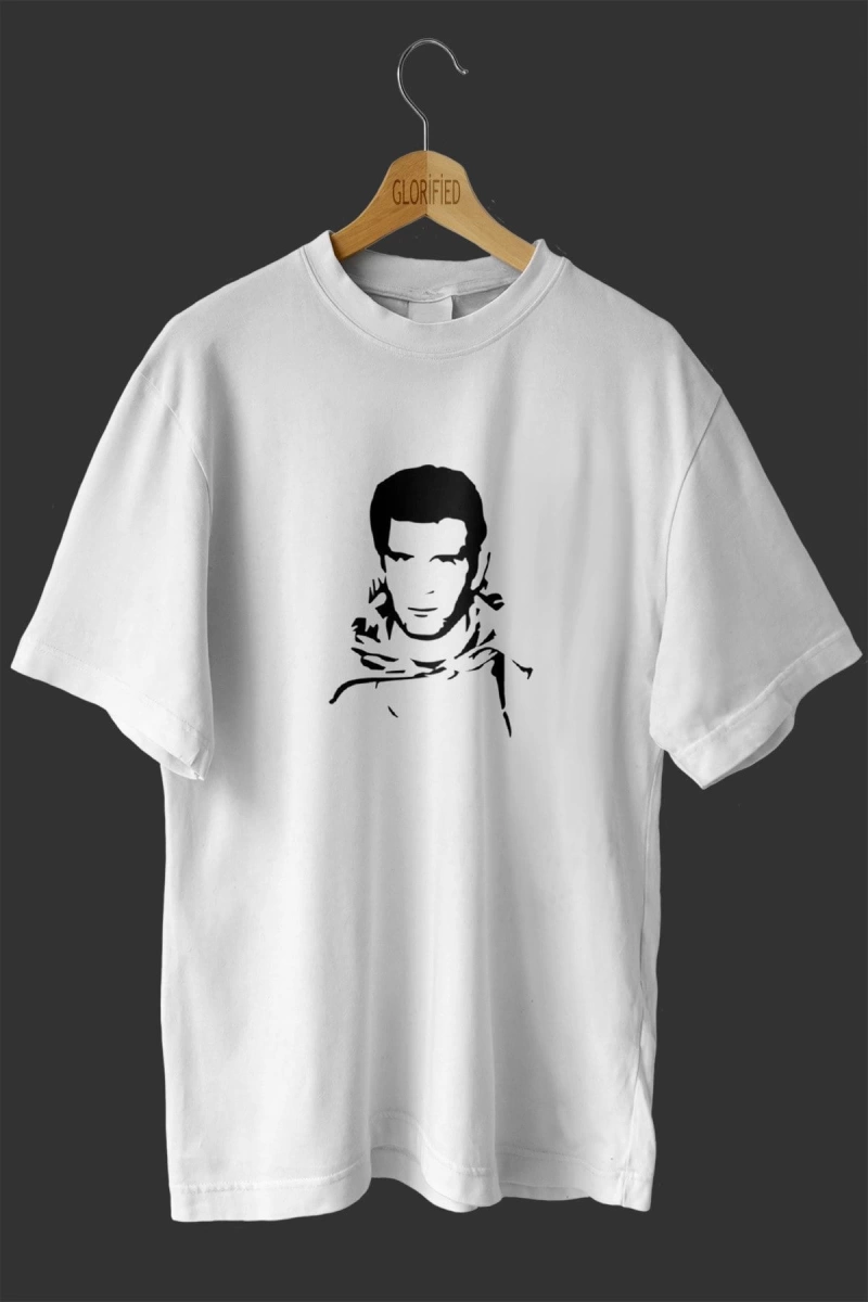 -wed Deniz Gezmiş 2 Tasarım Baskılı Oversize T Shirt