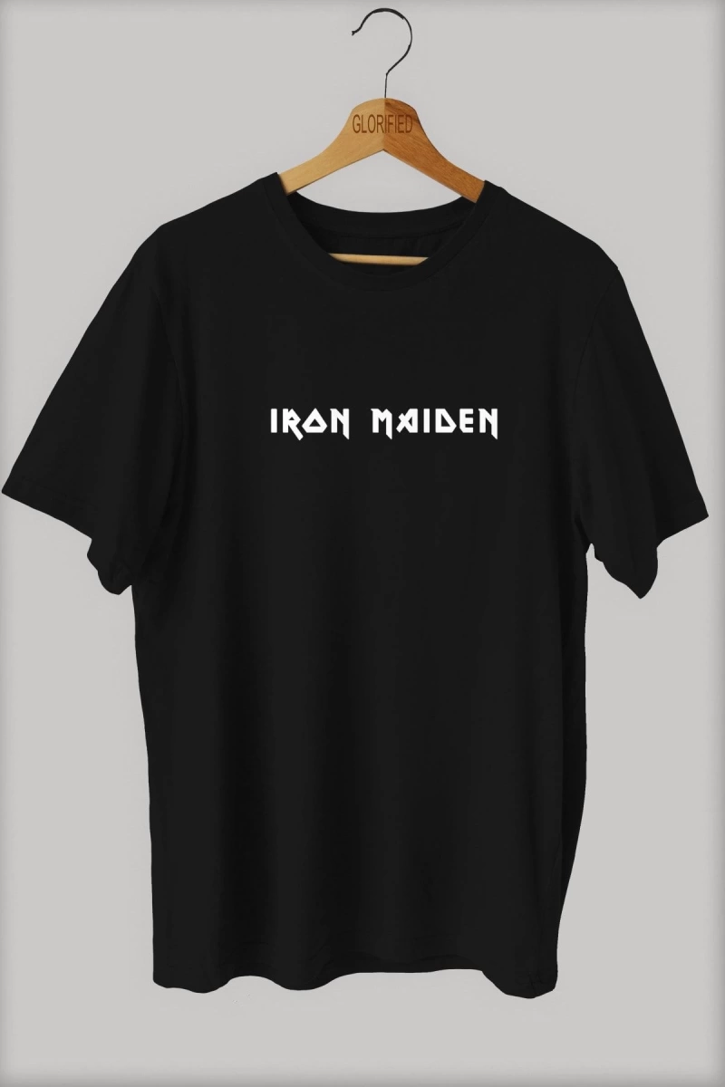 -wed Ironmaiden Baskılı Oversize T-shirt ( Tişört )sokak Tarzı