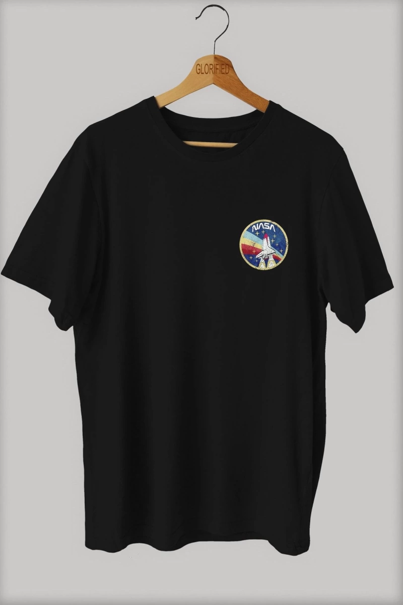 -wed Nasa Baskılı Oversize T-shirt ( Tişört )sokak Tarzı