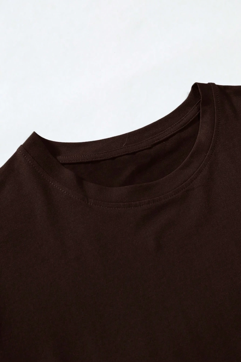 1 Adet Büyük Boy Erkek Moda İsa Haçı Baskılı Tişört, Rahat Sokak Giyimi, Unisex, Tüm Mevsimle