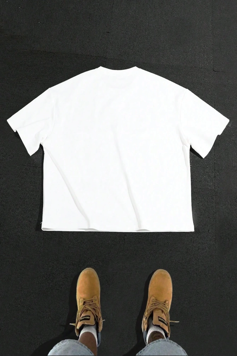1 Adet Erkek Düz Renk Slim Fit Kısa Kollu Tişört, Yaz İçin Moda