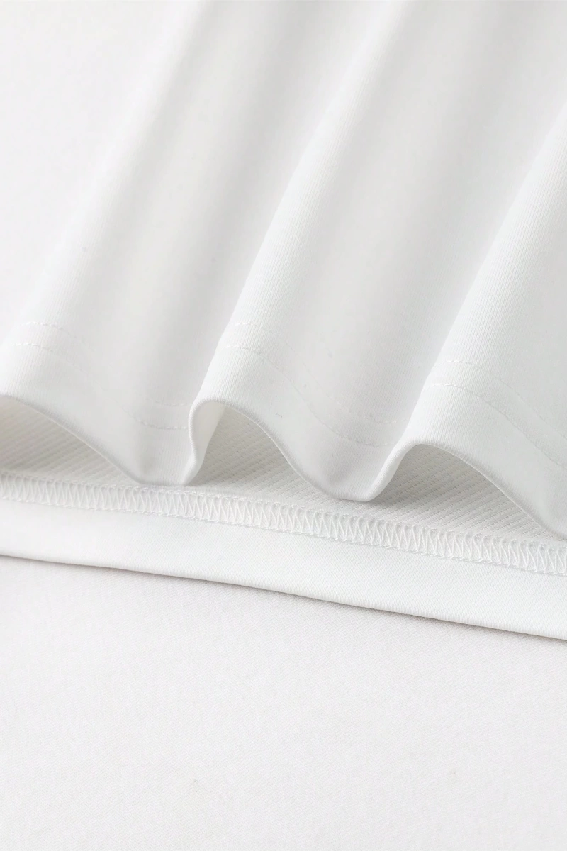 1 Adet Erkek Düz Renk Slim Fit Kısa Kollu Tişört, Yaz İçin Moda