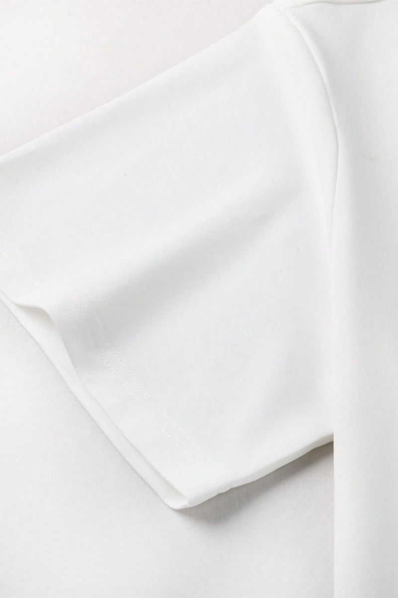 1 Adet Erkek Düz Renk Slim Fit Kısa Kollu Tişört, Yaz İçin Moda