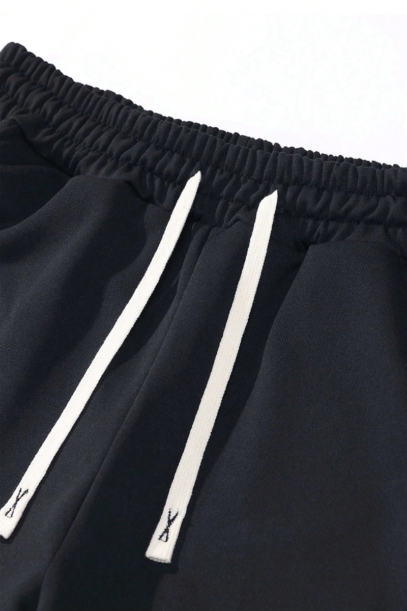 2 adet Erkek Rahat Spor Gevşek Bağcıklı Bel Eşofman Altı Cepli, Klasik Retro Stil, Açık Hava